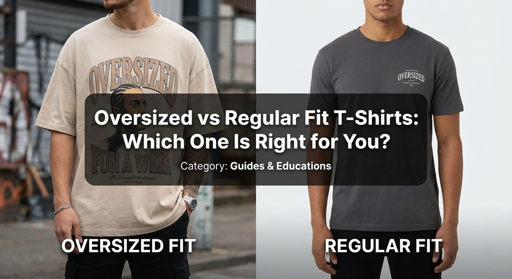 Oversized vs Regular Fit T-Shirts: Which One Is Right for You?