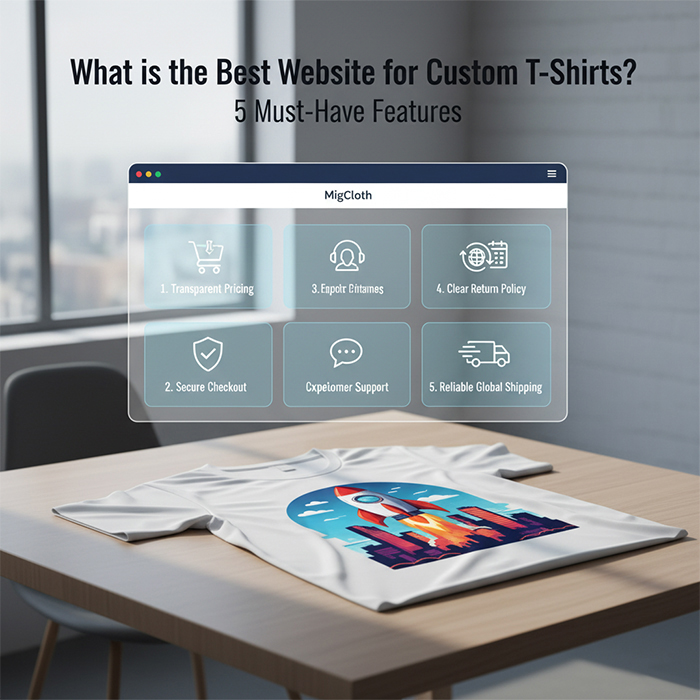 What is the Best Website for Custom T-Shirts? 5 Must-Have Features